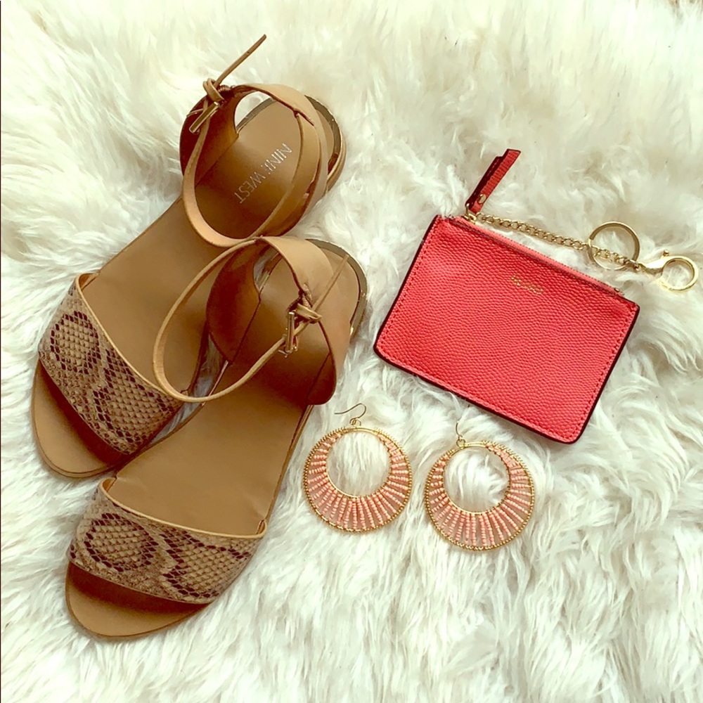 NWOT Charlotte Russe Beaded Hoop Earrings